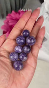 Purple Charoite Mini Sphere Charoite Pocket Stone for Gridding and Meditation, Cute Spiritual Gift for Friend | CHOOSE YOUR SIZE