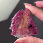 Pink and Yellow Tourmaline Slice Video