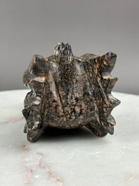 Rhodonite 5" Dragon Skull Carving #D6