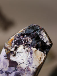 Tiffany Stone - Druzy Purple, White, Blue Grey, Yellow