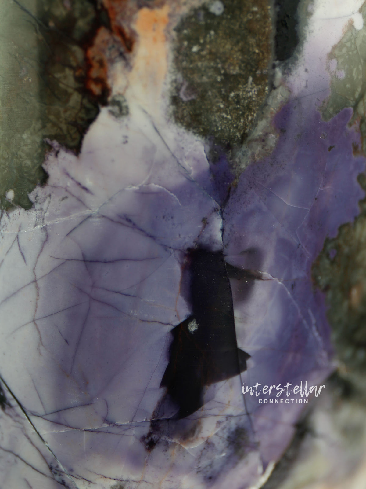 Tiffany Stone - Purple, Grey, Peach