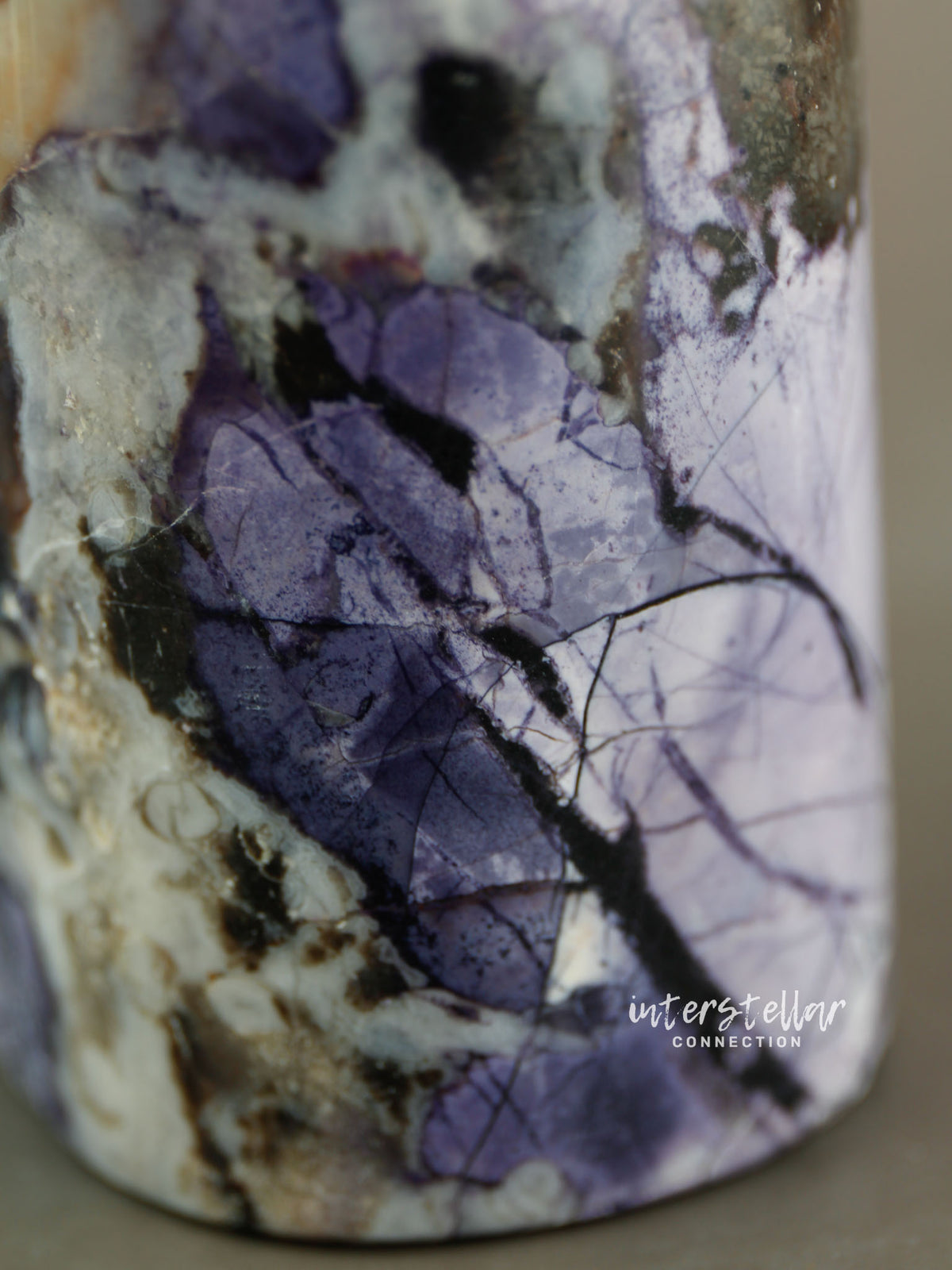 Tiffany Stone - Purple, Grey, Peach