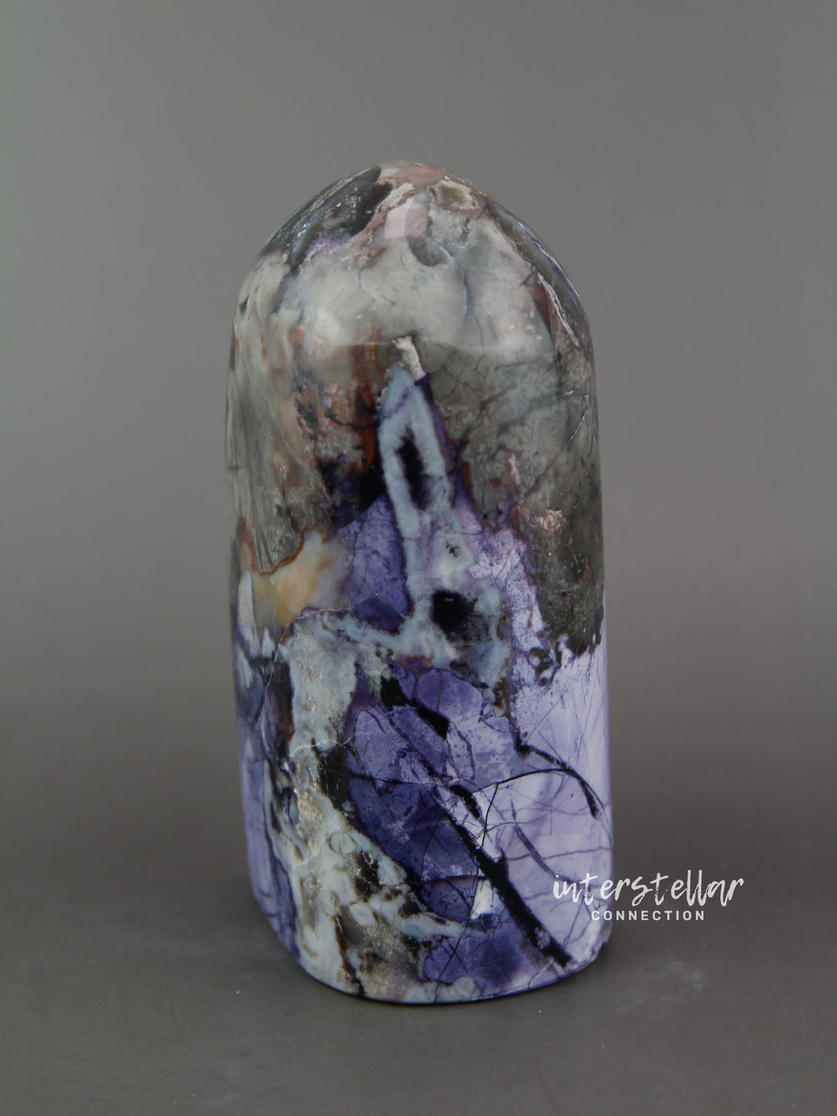 Tiffany Stone - Purple, Grey, Peach