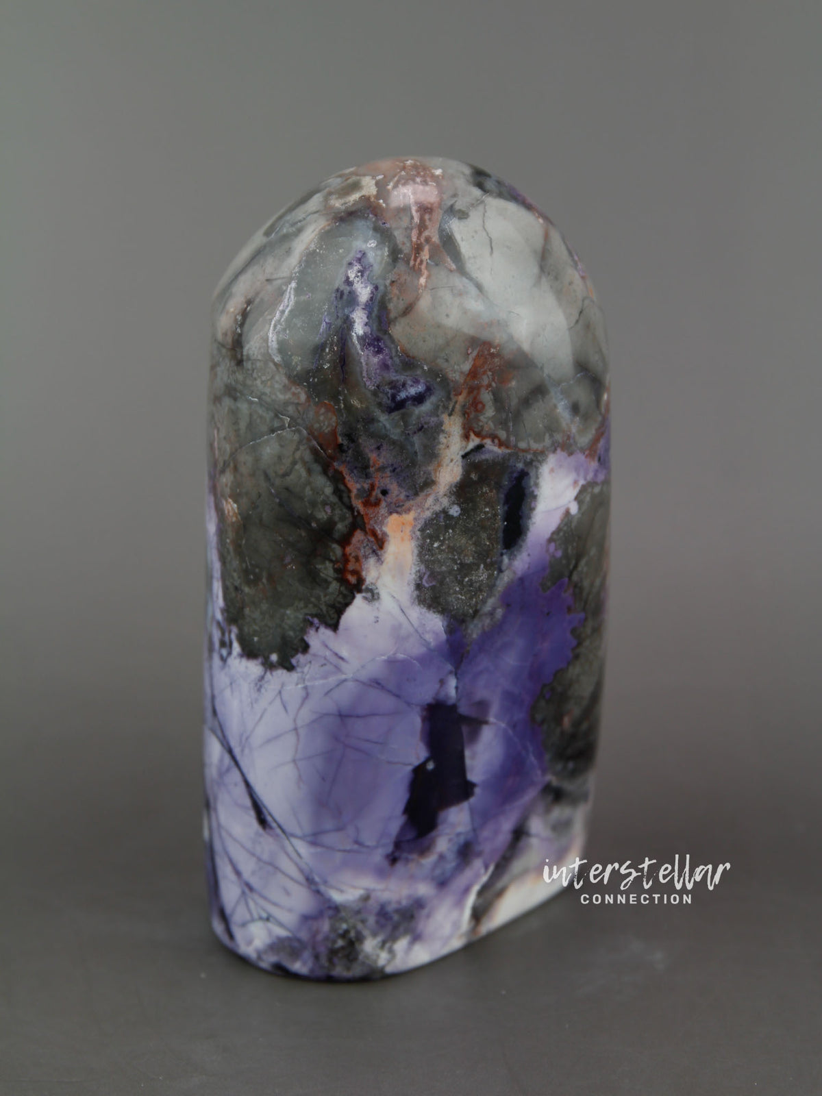 Tiffany Stone - Purple, Grey, Peach