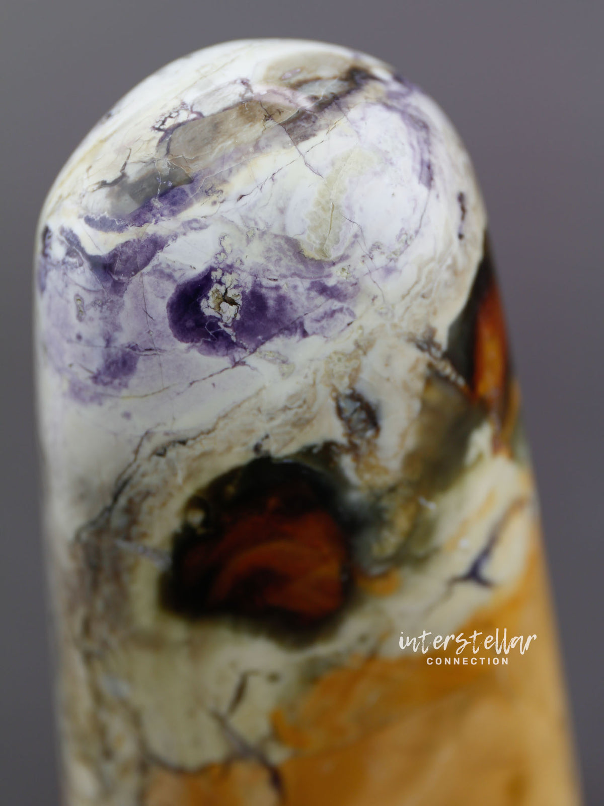 Tiffany Stone - Yellow, White, Purple