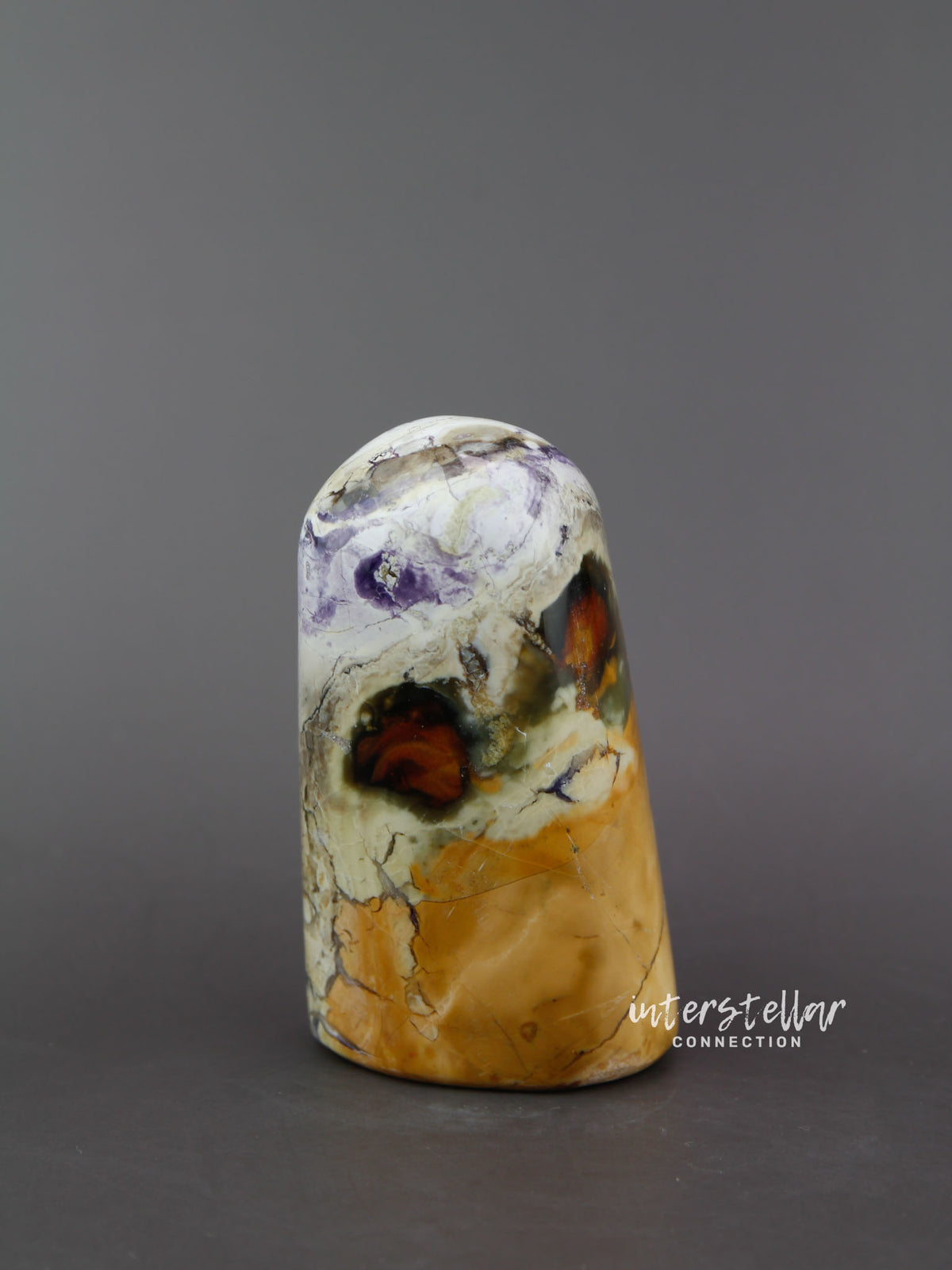 Tiffany Stone - Yellow, White, Purple