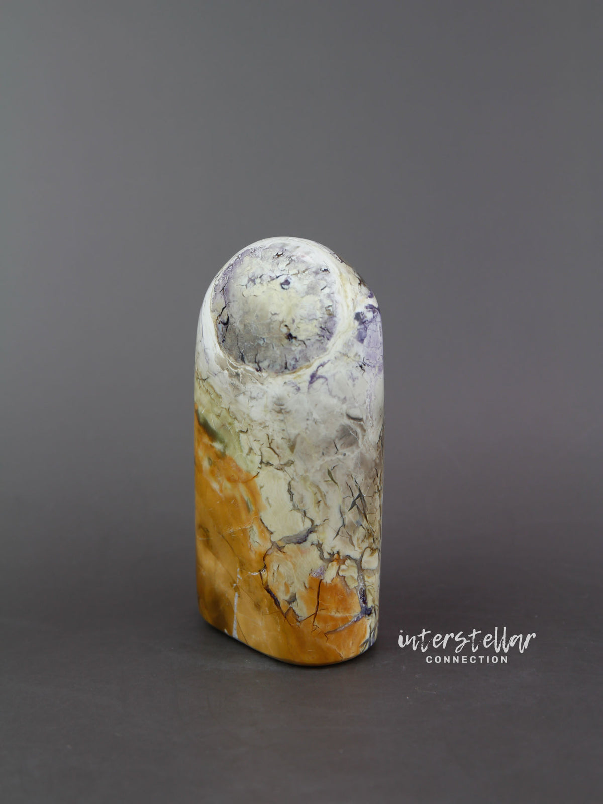 Tiffany Stone - Yellow, White, Purple