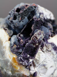 Tiffany Stone - Druzy Purple, White, Blue Grey, Yellow