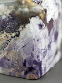 Tiffany Stone - Druzy Purple, White, Blue Grey, Yellow