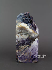 Tiffany Stone - Druzy Purple, White, Blue Grey, Yellow