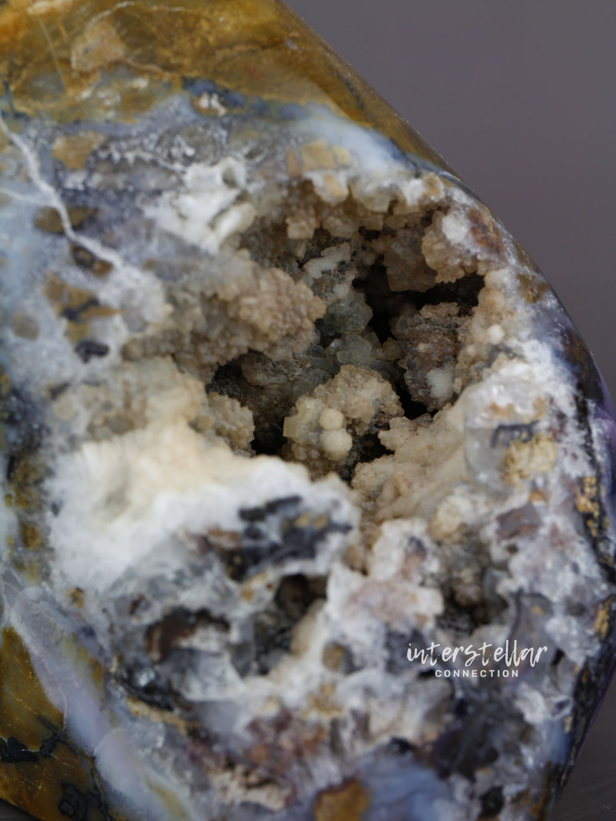 Tiffany Stone - Yellow, Purple, White, Black triangle