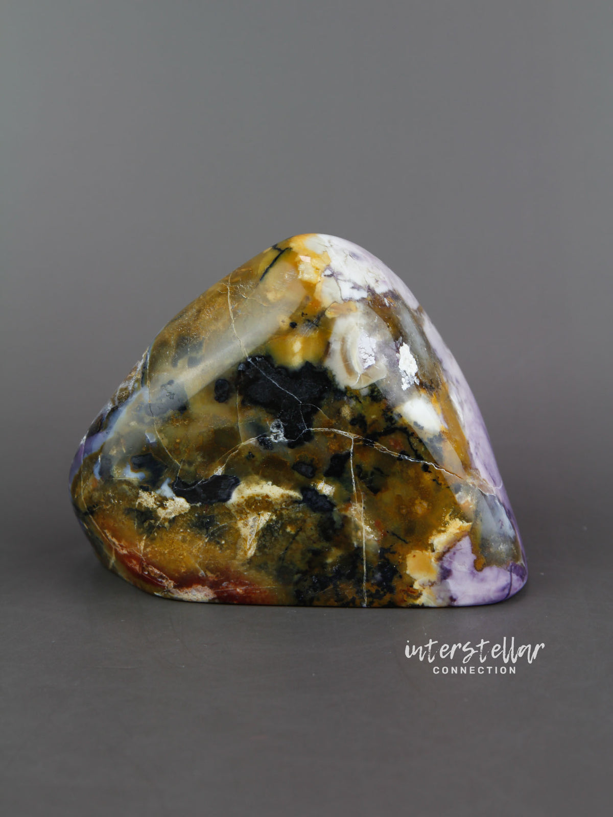 Tiffany Stone - Yellow, Purple, White, Black triangle