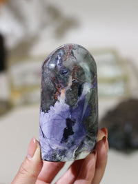 Tiffany Stone - Purple, Grey, Peach