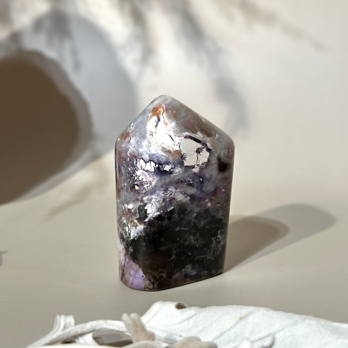 Tiffany Stone | 2.25” Cosmic Lilac Gray, Creamy Peach, Black