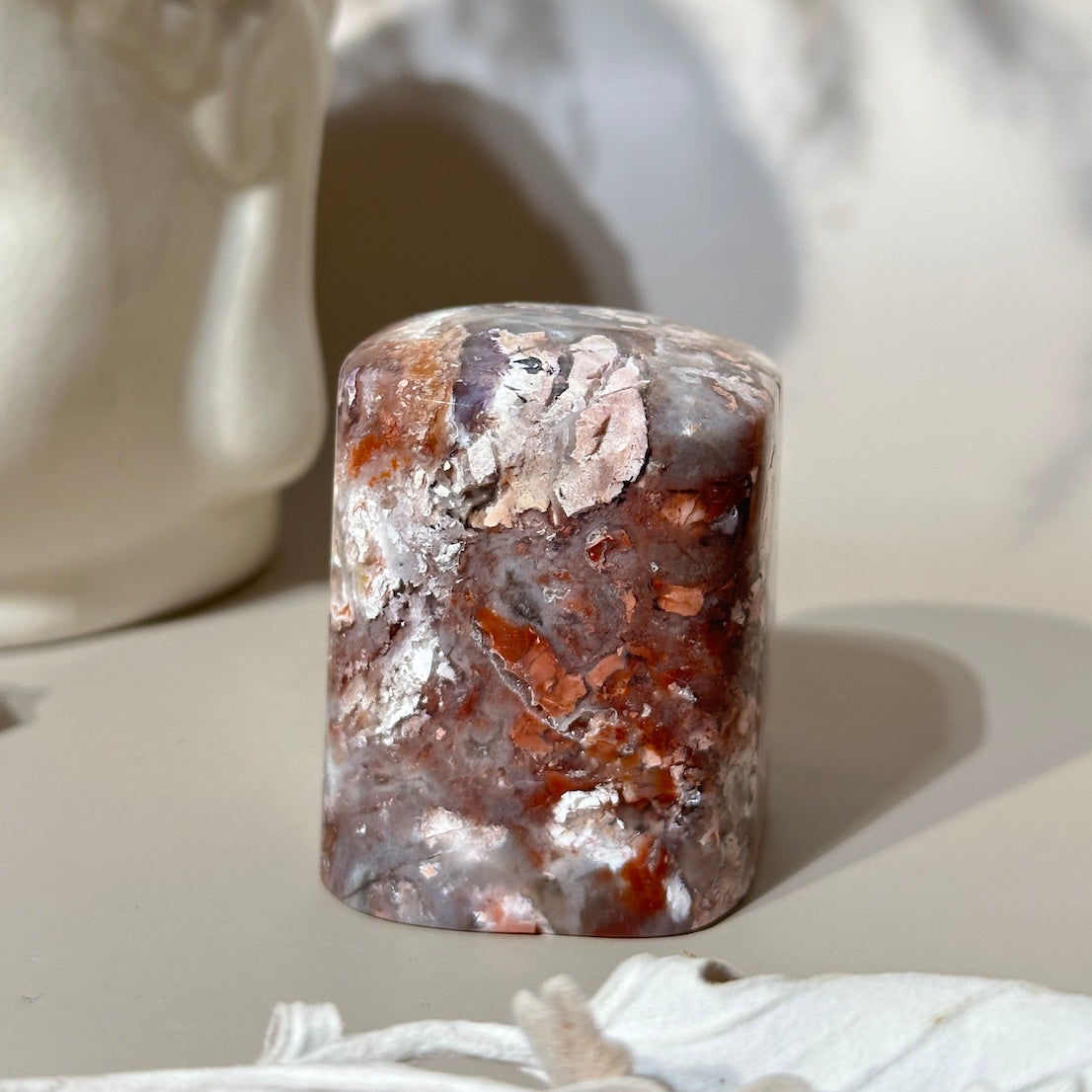 Tiffany Stone | Creamy Peachy Pink & Reds