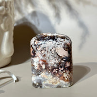 Tiffany Stone Stamp Shape | Peachy Pink, Eggshell & Gray