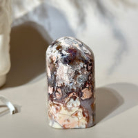 Tiffany Stone Stamp Shape | Peachy Pink, Eggshell & Gray