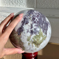 XL Tourmaline Lepidolite Home Decor Statement | Sphere B