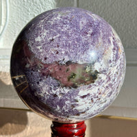 XXL Tourmaline Lepidolite Home Decor Statement | Sphere C