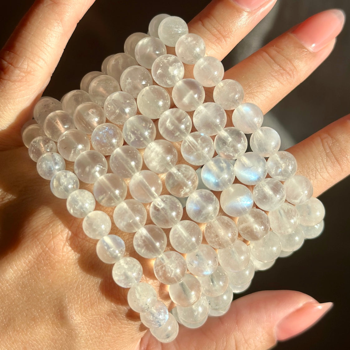White Moonstone Bracelet
