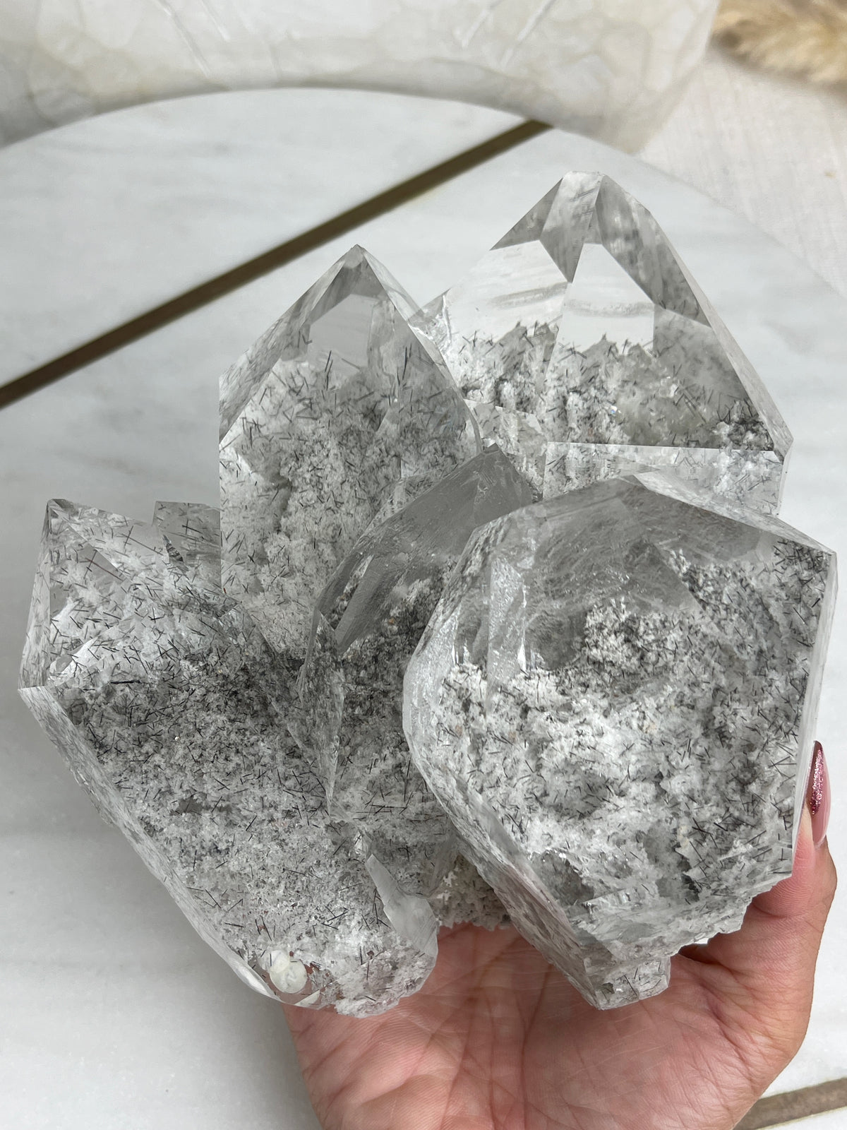 MARY - RARE Statement Garden Lemurian Cluster Specimen (STAR COLLECTION)