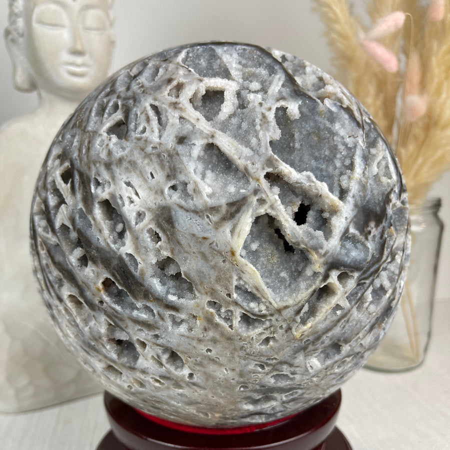 ROCKY - XXXL Druzy Sphalerite Statement Sphere (STAR COLLECTION)